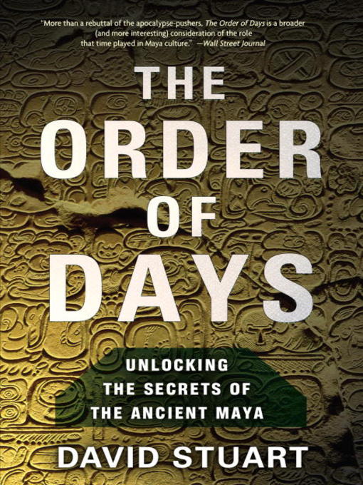 Title details for The Order of Days by David Stuart - Wait list